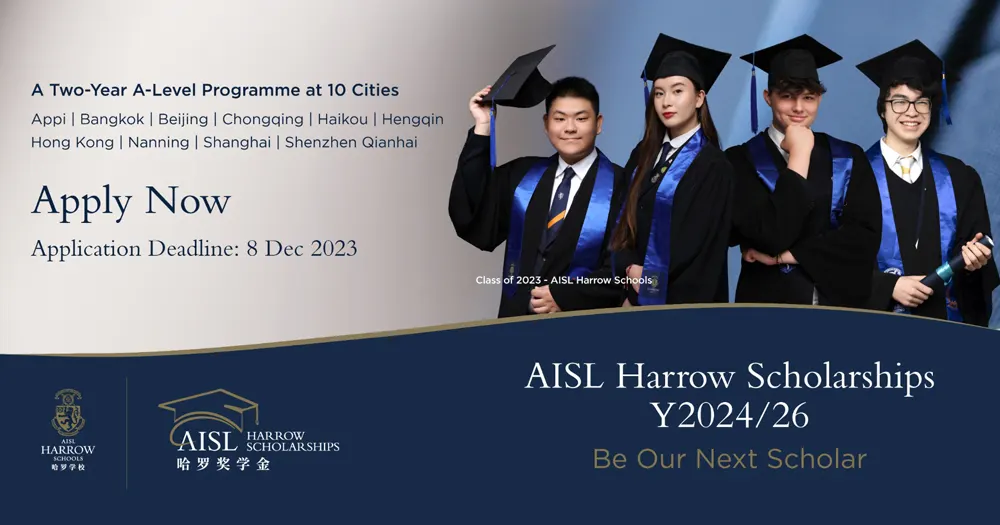 ISL Harrow Scholarships 2024/26 Opens for Applications