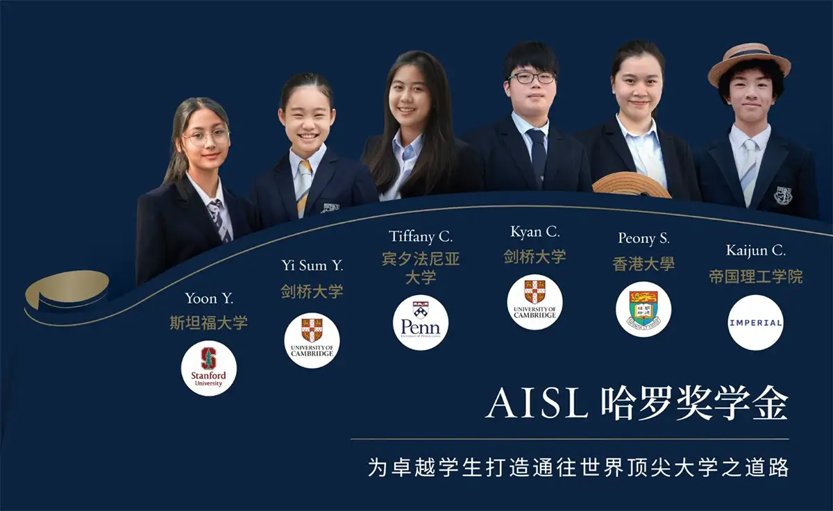 2025/27年度AISL哈罗奖学金得主公佈