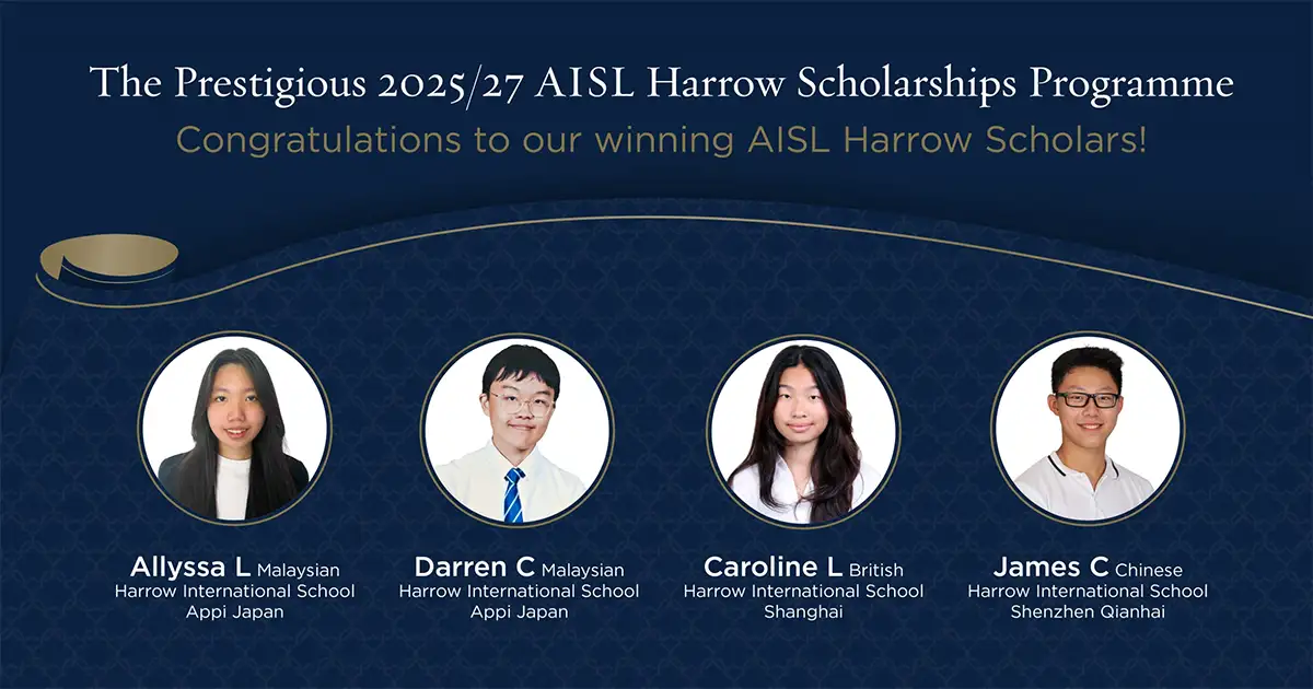 Winners of the 2025-27 AISL Harrow Scholarships Announced