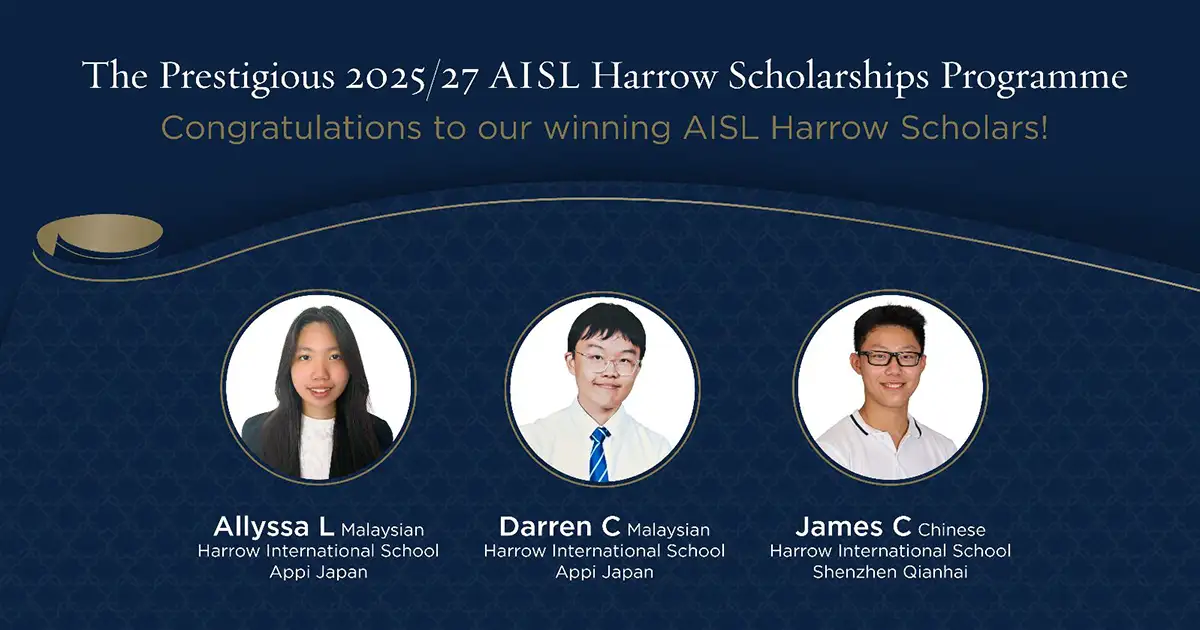Winners of the 2025-27 AISL Harrow Scholarships Announced